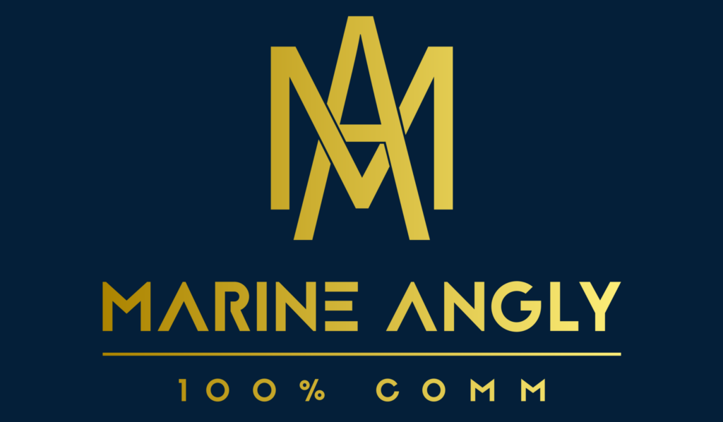 Logo Agence de communication en freelance Marine Angly 100% COMM